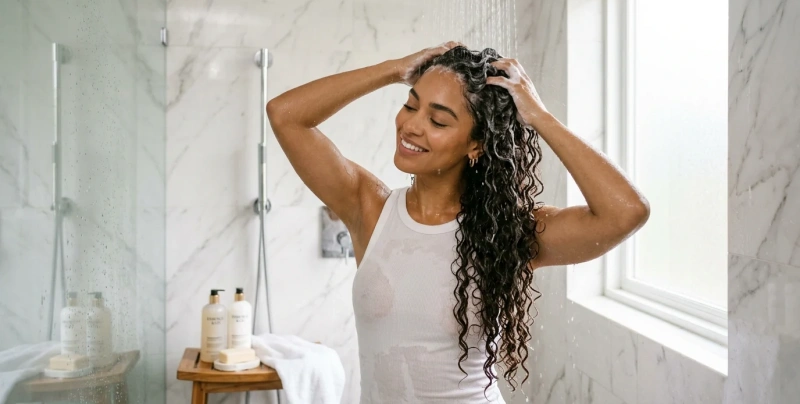 how often should you wash curly hair extensions