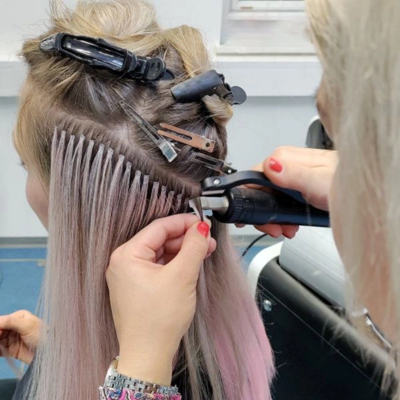 how to apply pre bonded hair extensions