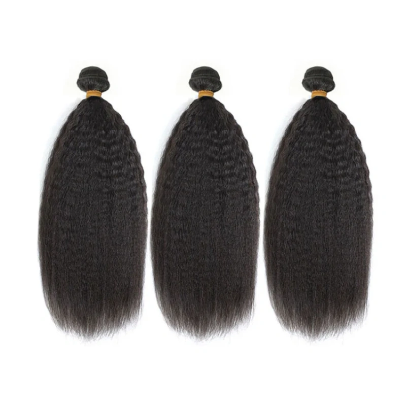 kinky straight hair extensions​