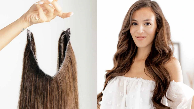 12 Best Halo Hair Extensions in 2026: Stylist-Loved Human Hair Halos 3 luxy hair halo