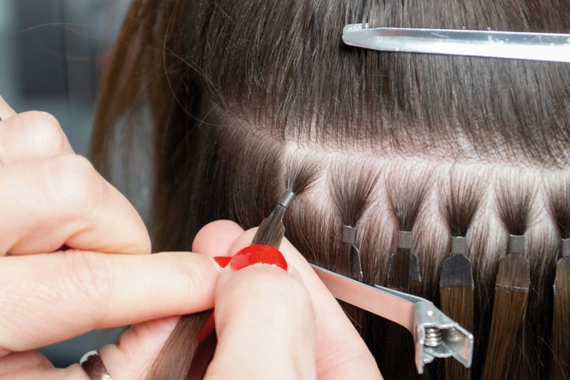 How to Apply Pre-Bonded Hair Extensions? Step by Step Guide 1 pre bonded hair extensions installation