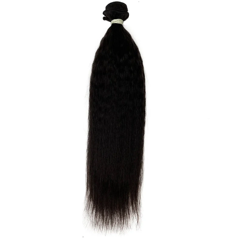 raw kinky straight hair bundles