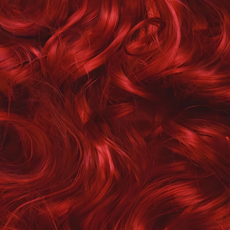 red curly hair extensions