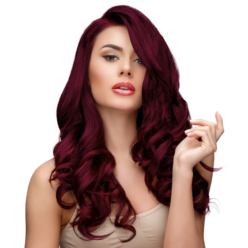 sew in red hair extensions