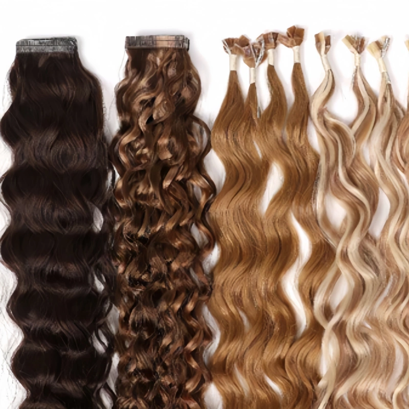 types of curly hair extensions