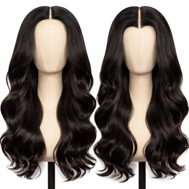 u part vs v part wig