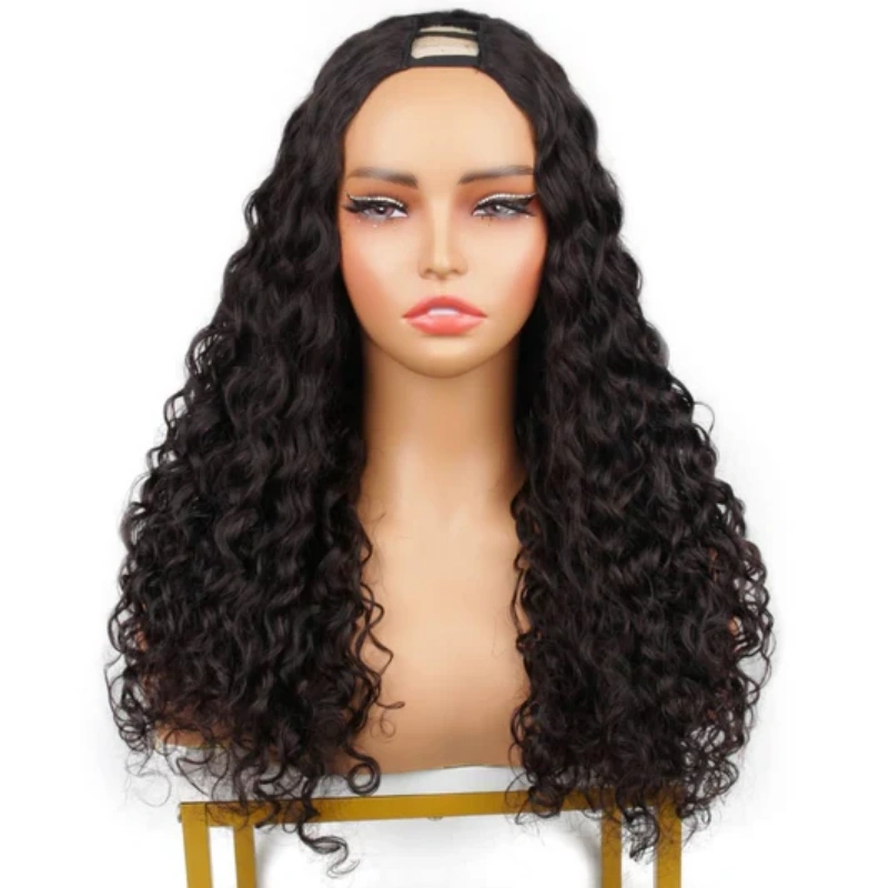 v part curly wig