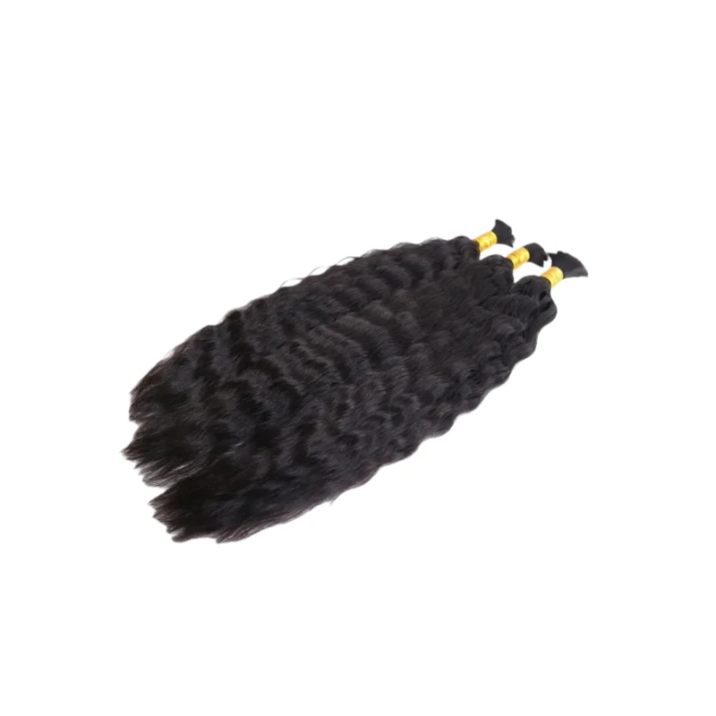 wet and wavy human hair bundles