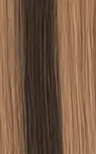 Hair Extension Color P2-8 Piano Dark to Light Brown