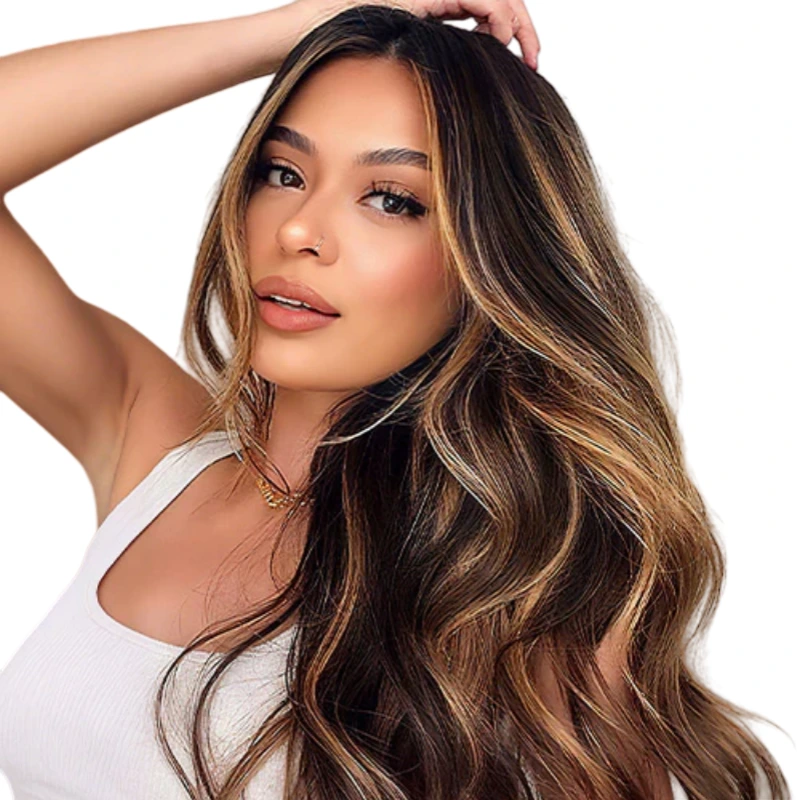balayage glueless wig
