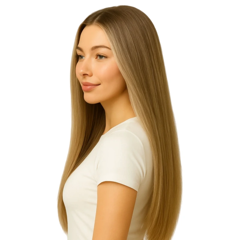 balayage v part wig