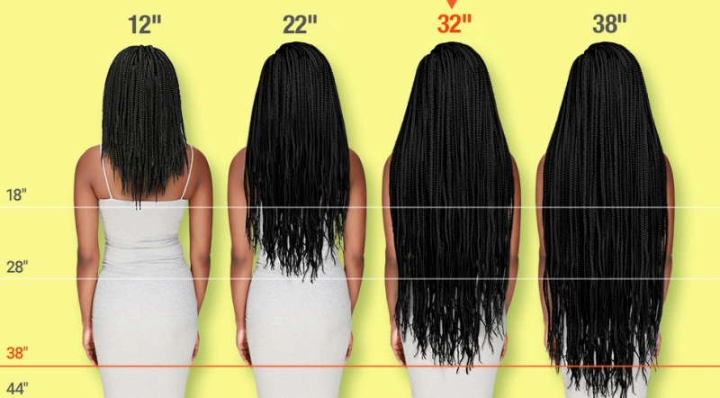 How Many Bundles of Human Hair for Boho Braids? 2 braid length