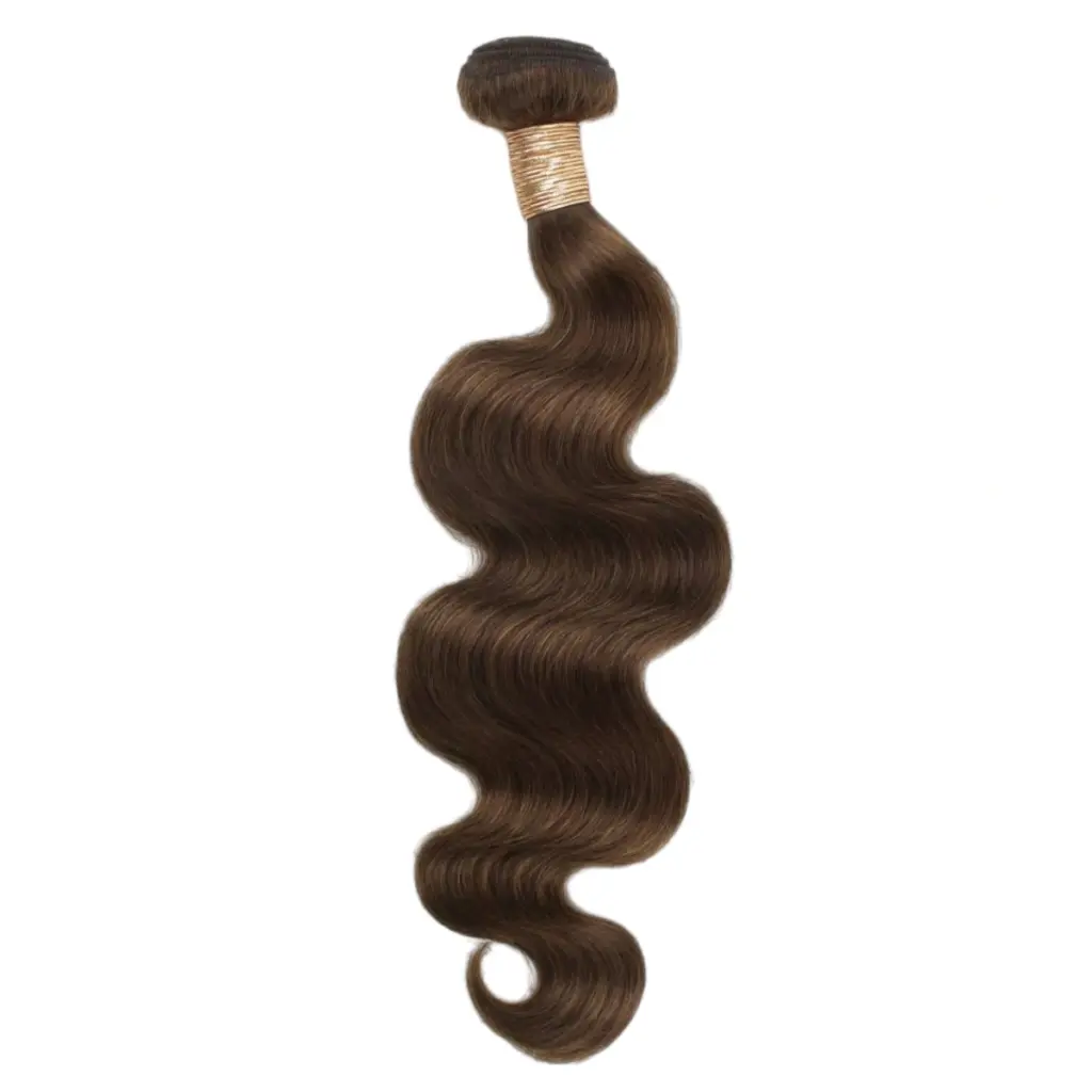 brown human hair bundles