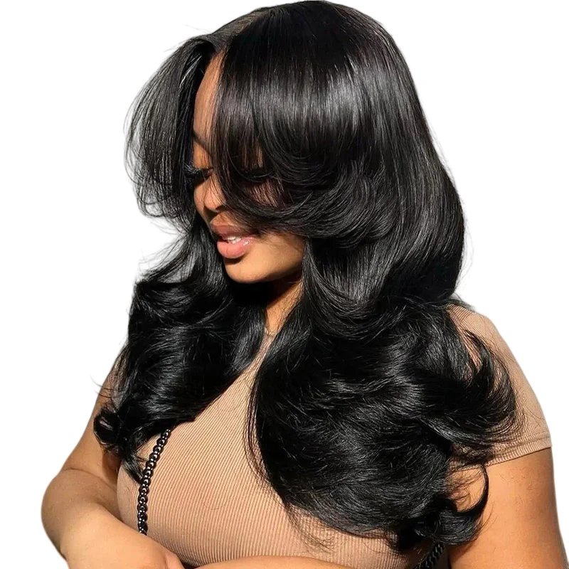 butterfly layered wig
