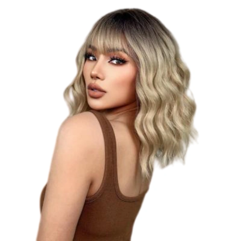curly capless wigs