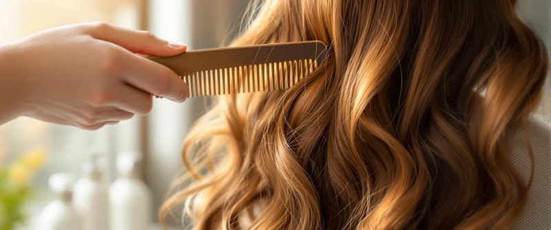 How to Blend Hand Tied Extensions Seamlessly at Home? 2 detangle hair extension