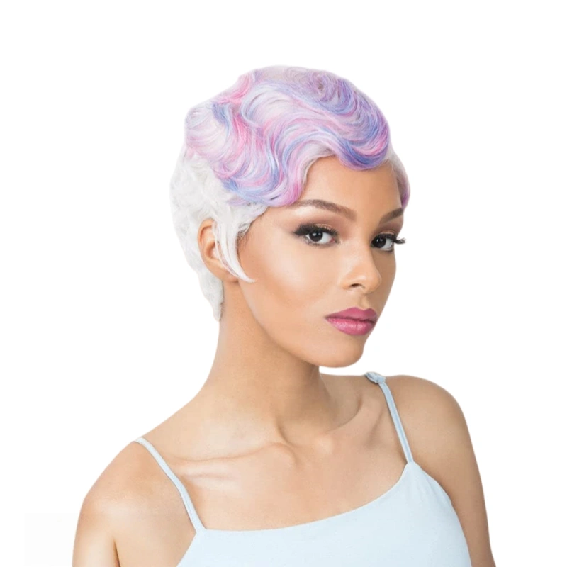 finger wave pixie wig
