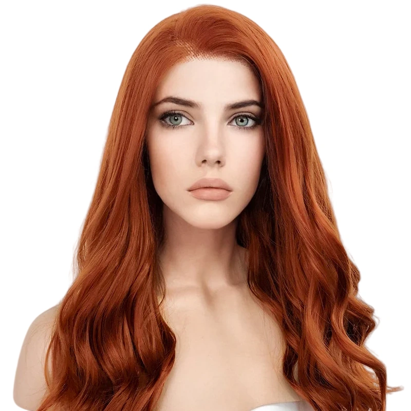 ginger transparent lace wig