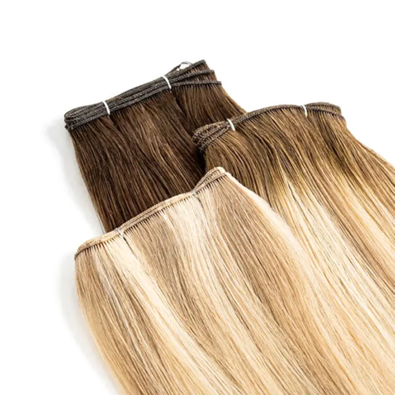 hand tied weft human hair extensions manufacturers