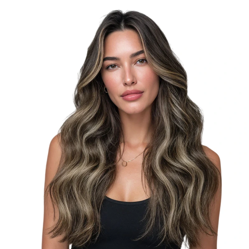 honey blonde balayage wig