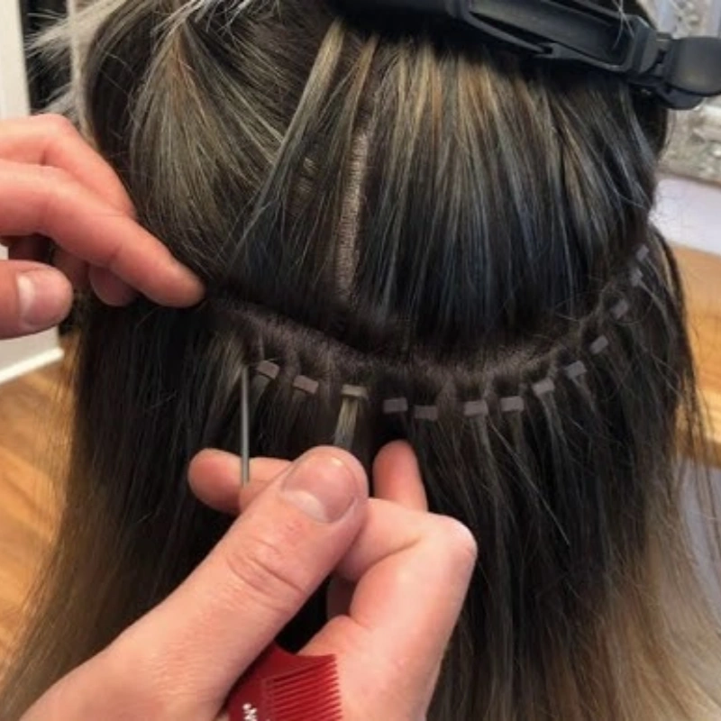 how do hand tied extensions work