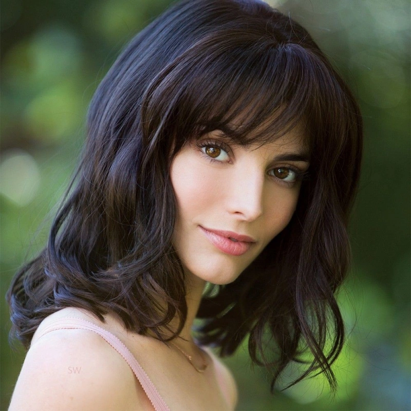 how to style fringe wig