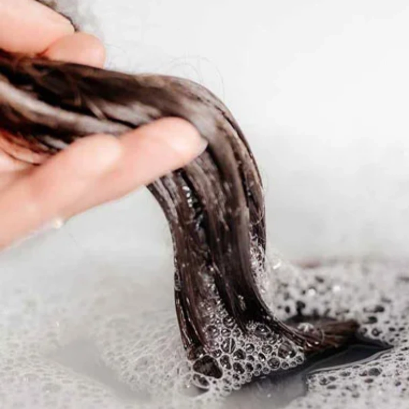 how to wash hand tied extensions