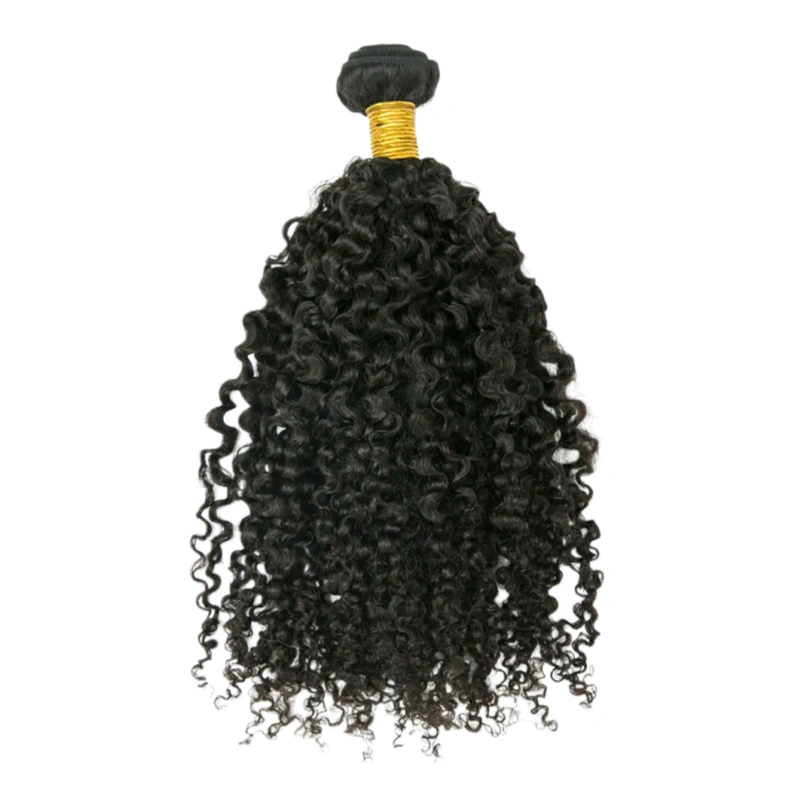kinky curly human hair bundles