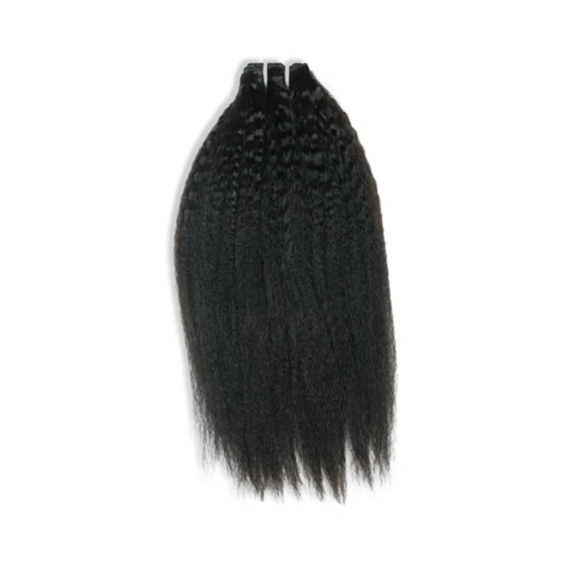 kinky straight human hair bundles