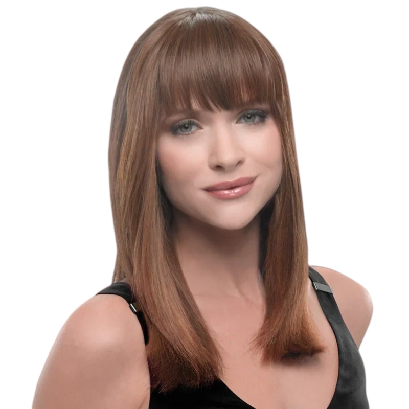 layered fringe wig