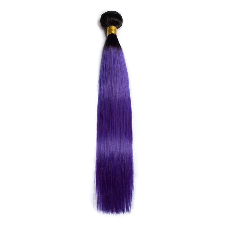 purple ombre weave human hair bundles