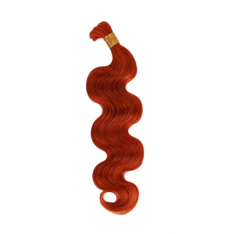 red human hair bundles