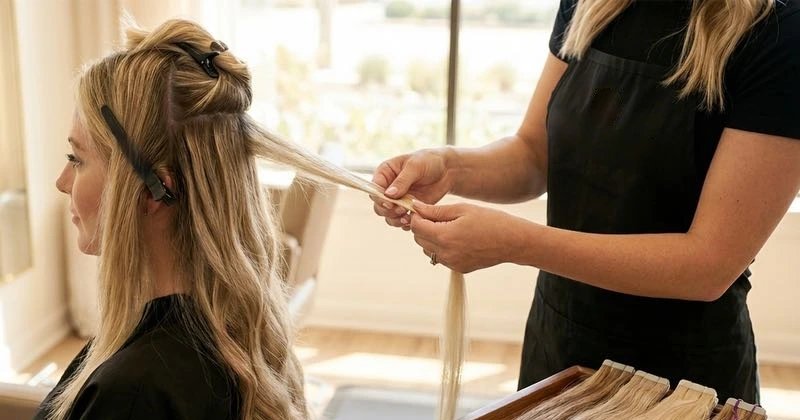 Seamless Tape Hair Extensions Pros and Cons Explained 3 seamless tape hair extensions care tips