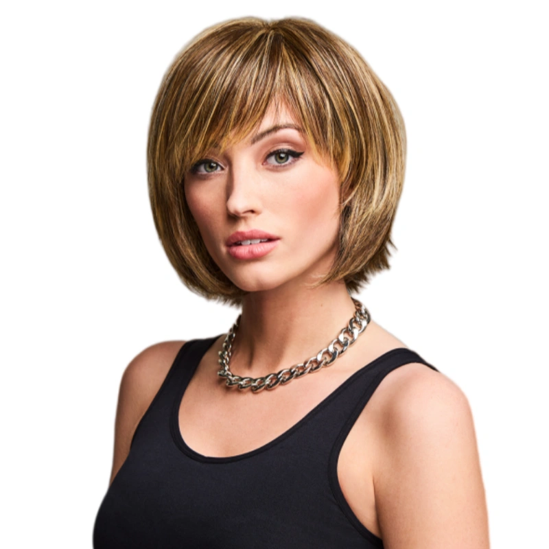 side fringe wig
