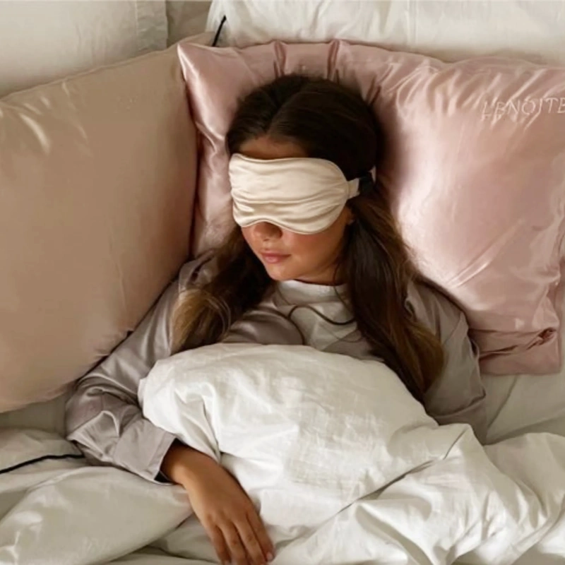 sleeping with hand tied extensions