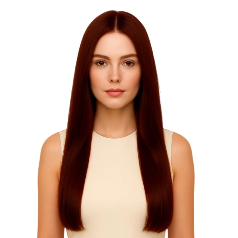 straight transparent lace wig
