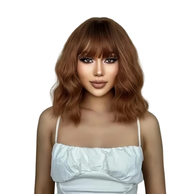 wavy wig with fringe