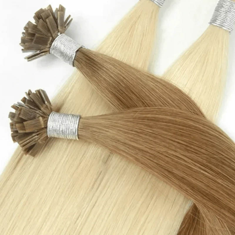 what are flat tip hair extension