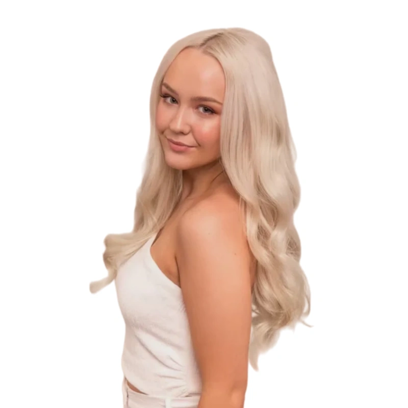 16 inch clip in human hair extensions