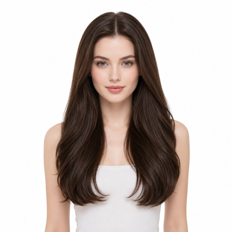 18 inch dark brown hair extensions