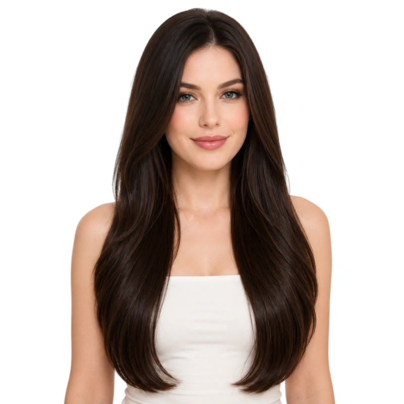 20 inch dark brown hair extensions