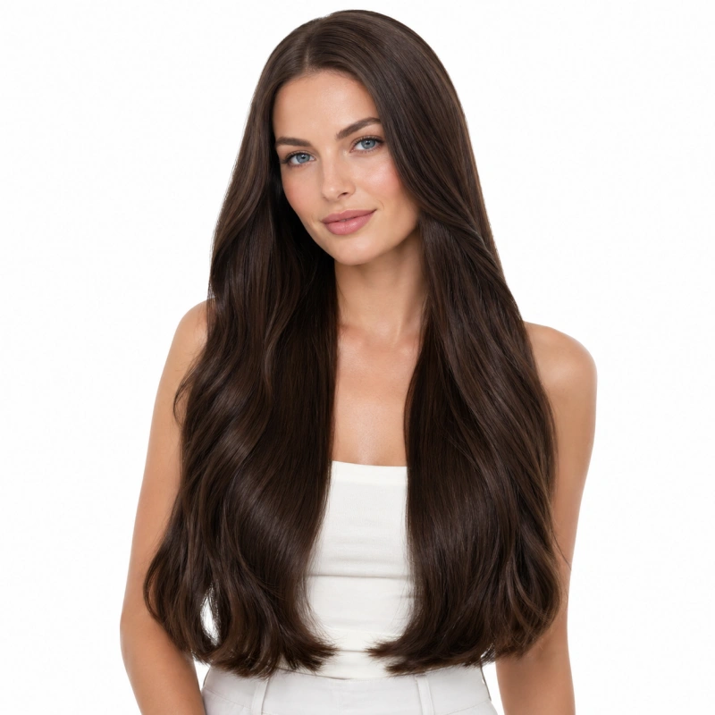 22 inch dark brown hair extensions