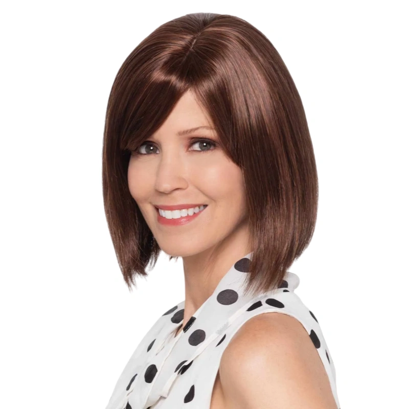 angled bob wig with bangs