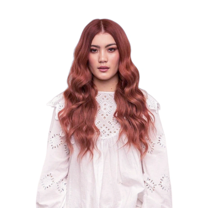 auburn clip in human hair extensions