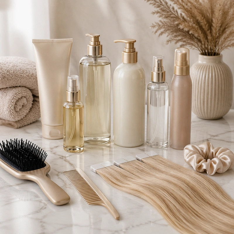 best hair care products for tape in extensions