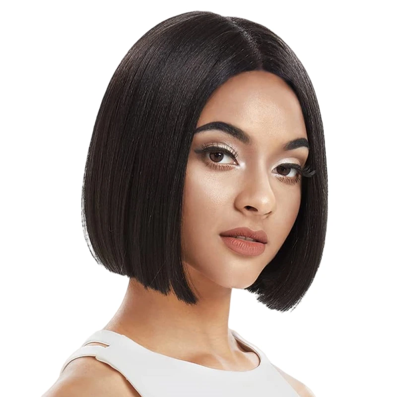 black bob lace wig