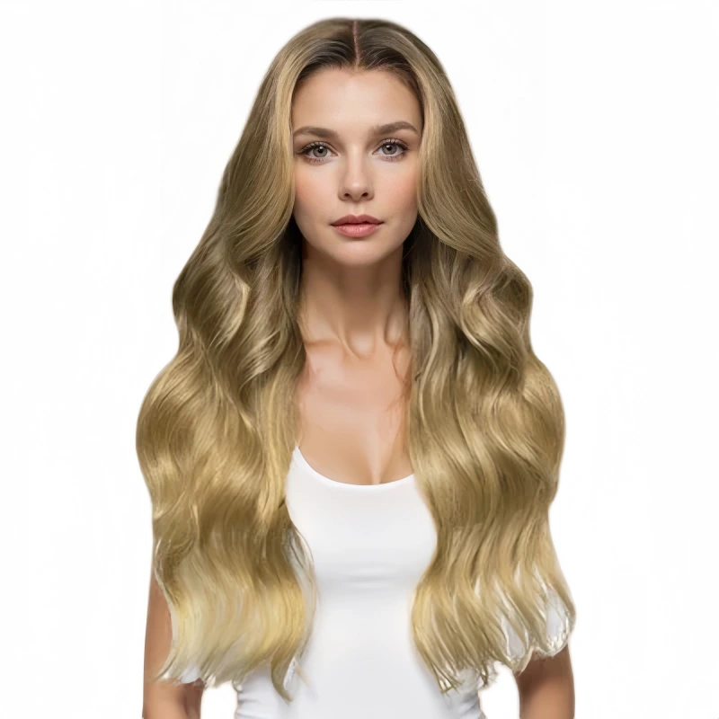 blonde body wave wig