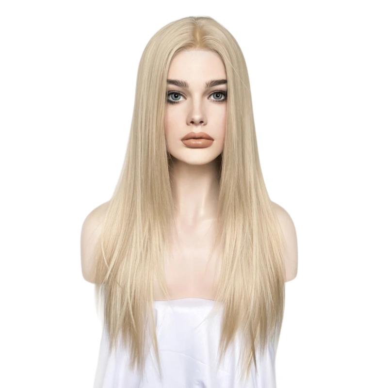 blonde lace straight wig