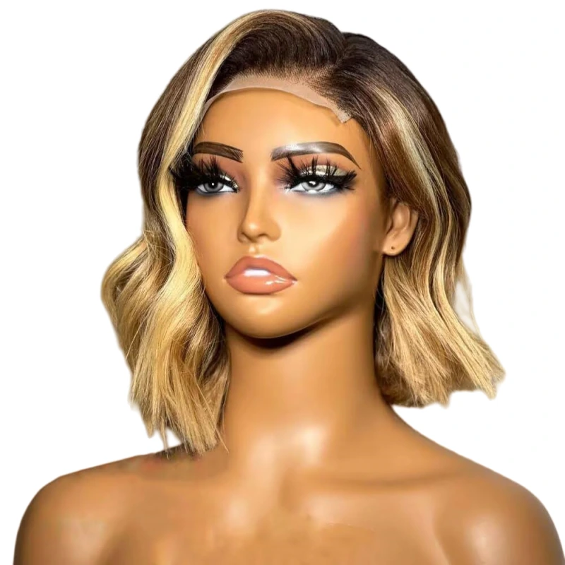 bob body wave lace front wig
