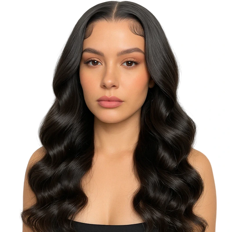 body wave lace front wig